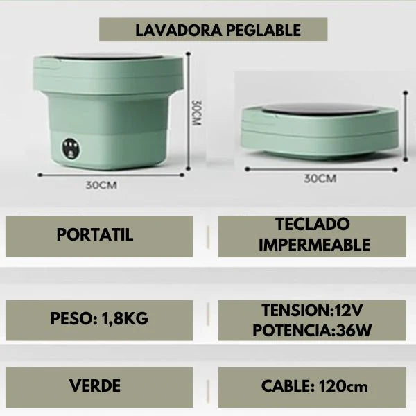 MINI LAVADORA PORTATIL